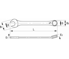 Llaves combinadas con carraca | 18-06-1/18-32-1